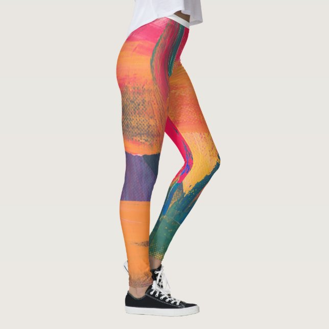 Leggings Patrones brillantes multicolor (Derecha)