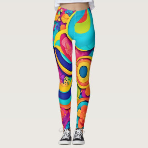 Leggings Patrones Concéntricos coloridos