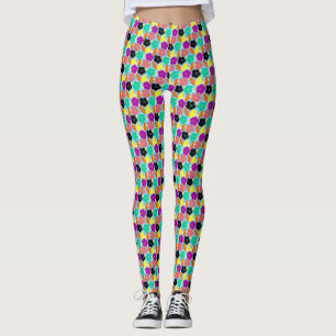 Leggings Patrones de flores coloridas diseño Funda-Mate iPh