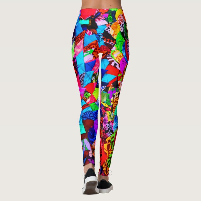 LEGGINGS PATRONES DE POLYNESIAN FIJI (Reverso)