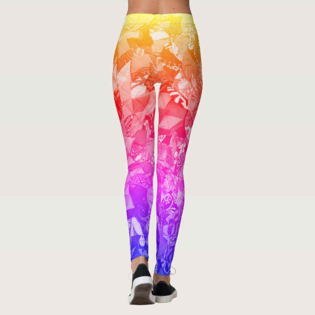LEGGINGS PATRONES DE WAIKIKI POLINESIOS (Reverso)