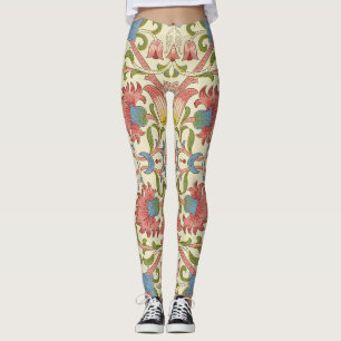 Leggings Patrones florales de William Morris Loddon Blossom