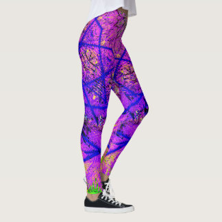 Leggings Patrones Púrpura Brillantes