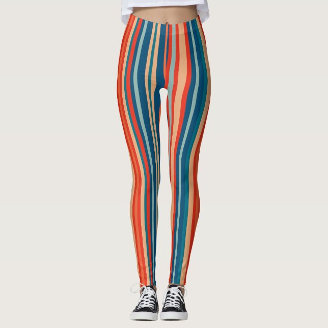 Leggings Patrones retro sin costura (Anverso)