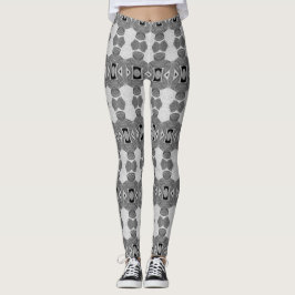 Leggings Patterado en negro y gris