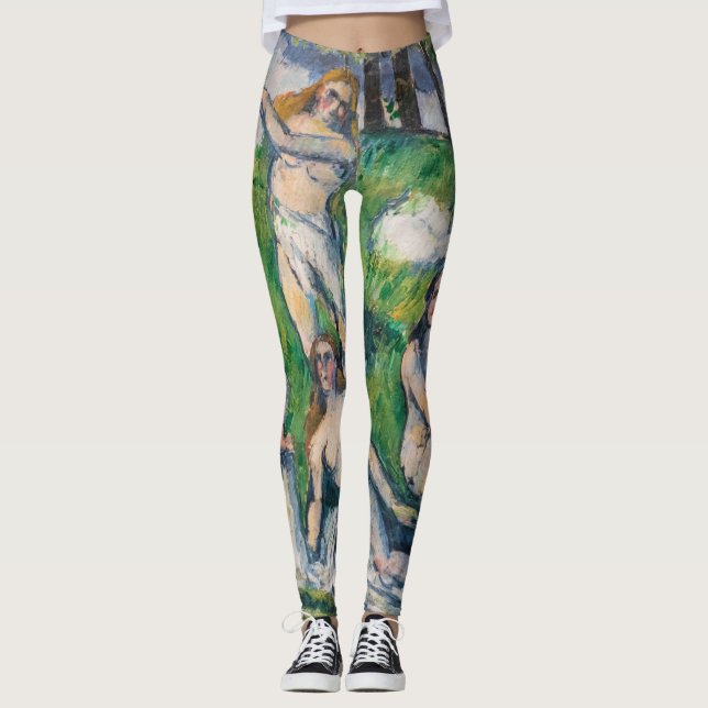 Leggings Paul Cezanne - Cuatro Bathers (Anverso)