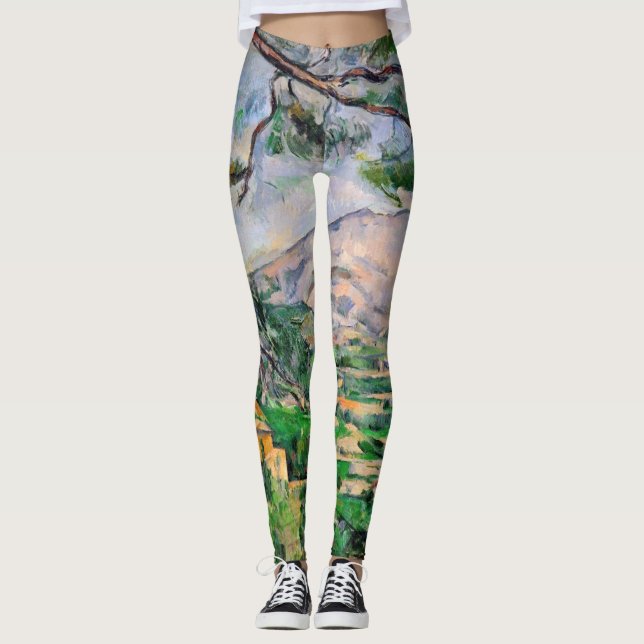 Leggings Paul Cezanne - Mont Sainte-Victoire y Pino Grande (Anverso)