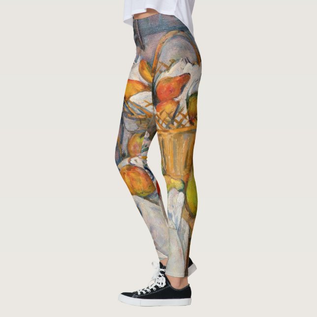 Leggings Paul Cezanne - Todavía la vida con una canasta (Izquierda)