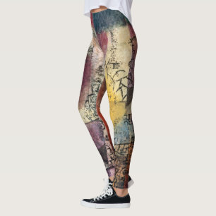 Leggings Paul Klee Arte Abstracto Cubismo