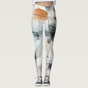 Leggings Paul Klee Plantas Tierra y Reino del Aire: Bauhaus