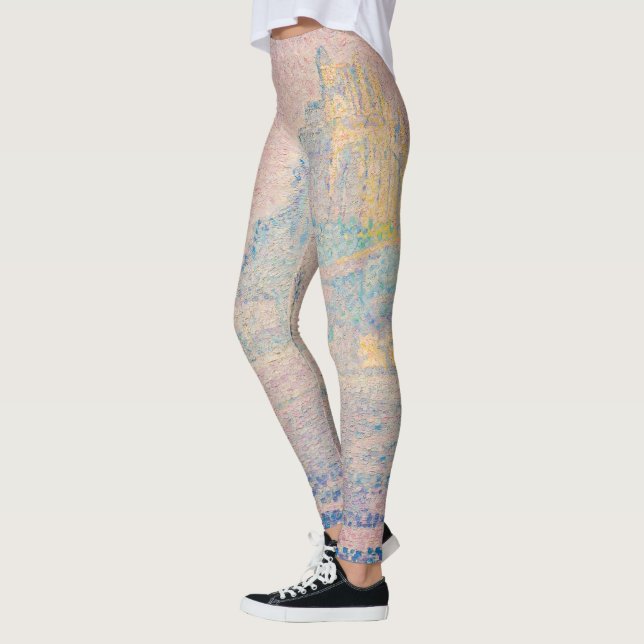 Leggings Paul Signac - Monte Saint Michel Niebla y Sol (Izquierda)