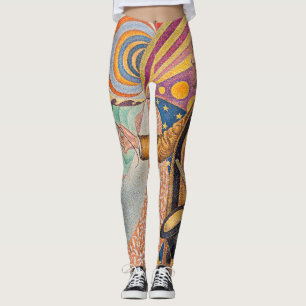 Leggings Paul Signac - Retrato de M Felix Feneon, Opus 217