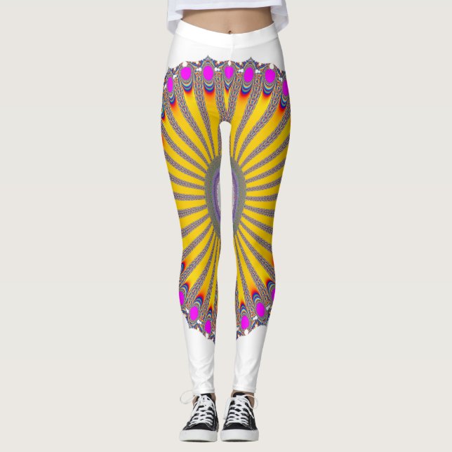 Leggings Pavo real (Anverso)