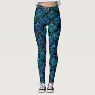 Leggings pavo real