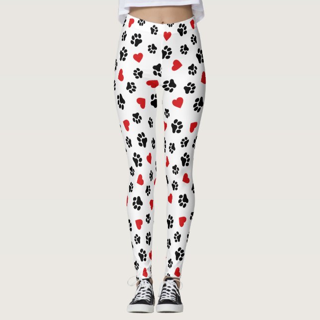 Leggings Paws & Hearts – Love for Dogs (Anverso)