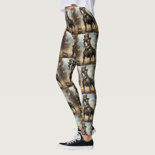 Leggings Paws mecánicos: Steampunk Staffordshire Terrier