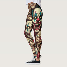 Leggings Payasos horrorosos Halloween