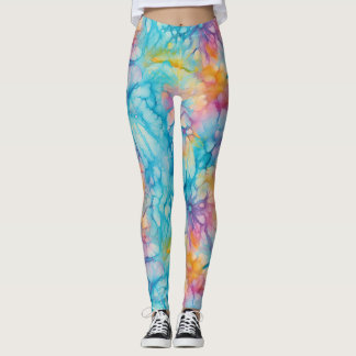 Leggings Peace Love Tie-Dye