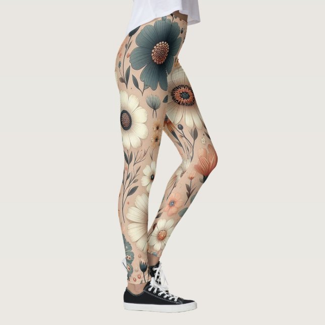 Leggings Peachy Blooms (Derecha)