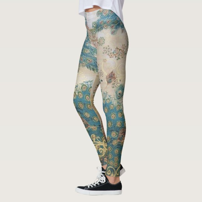 Leggings Peacock de época - Piernas (Izquierda)