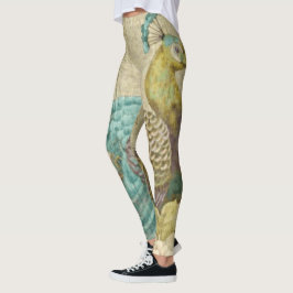 Leggings Peacock - Piernas