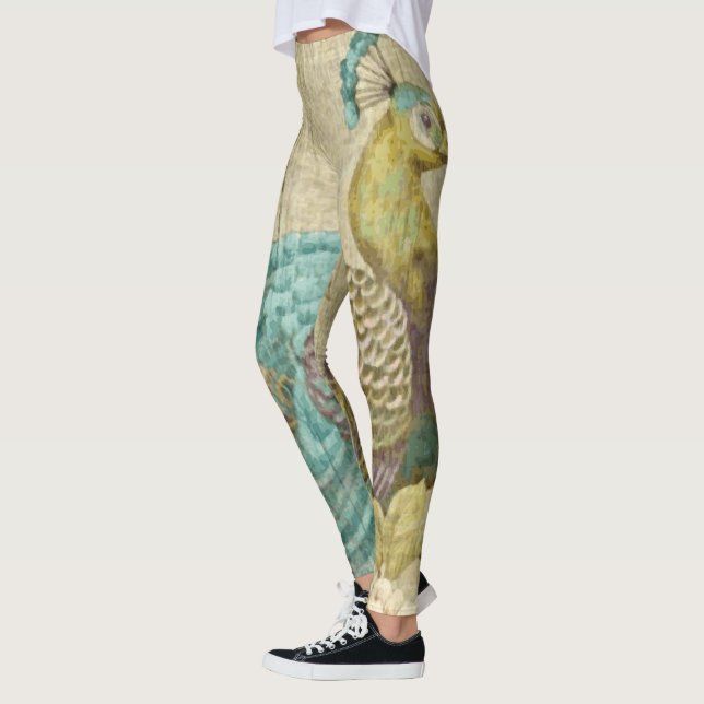 Leggings Peacock - Piernas (Izquierda)