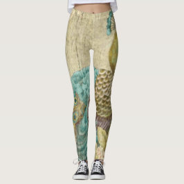 Leggings Peacock - Piernas