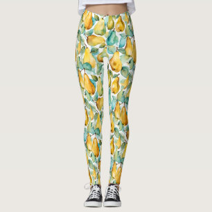 Leggings Pears Arte Acuarela