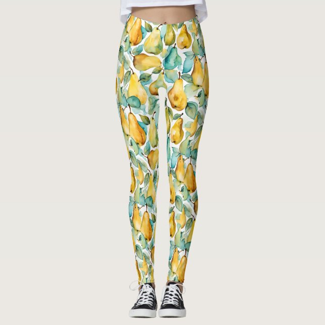 Leggings Pears Arte Acuarela  (Anverso)