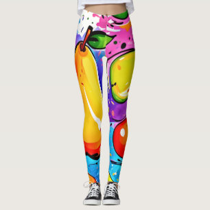 Leggings Pears Pop Art