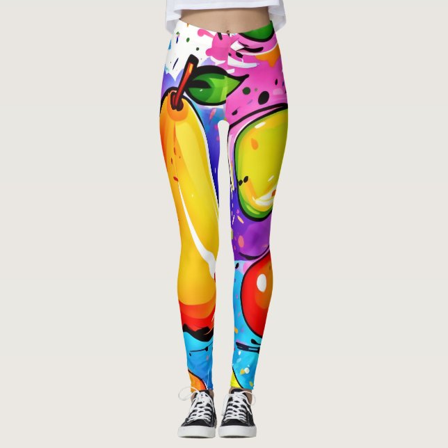 Leggings Pears Pop Art (Anverso)