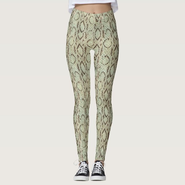 Leggings Peau reptile serpent (Anverso)