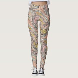 Leggings peces mosaicos pastel