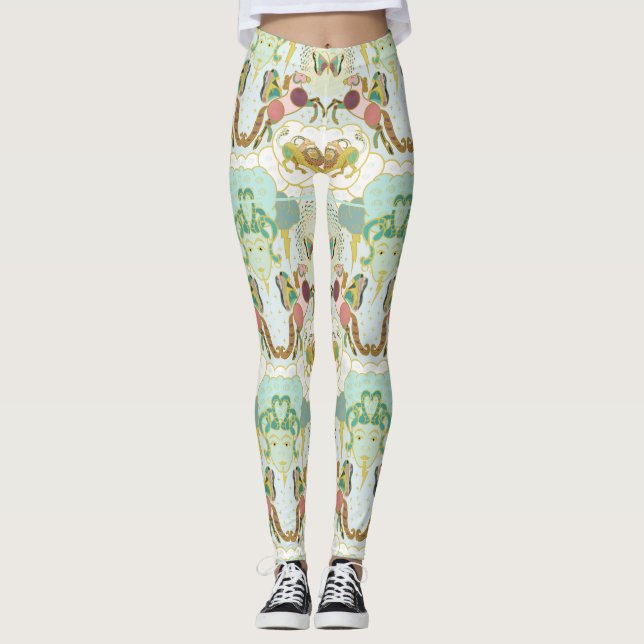 Leggings Pegasus Mythomorphosis With Medusa and Chimera (Anverso)