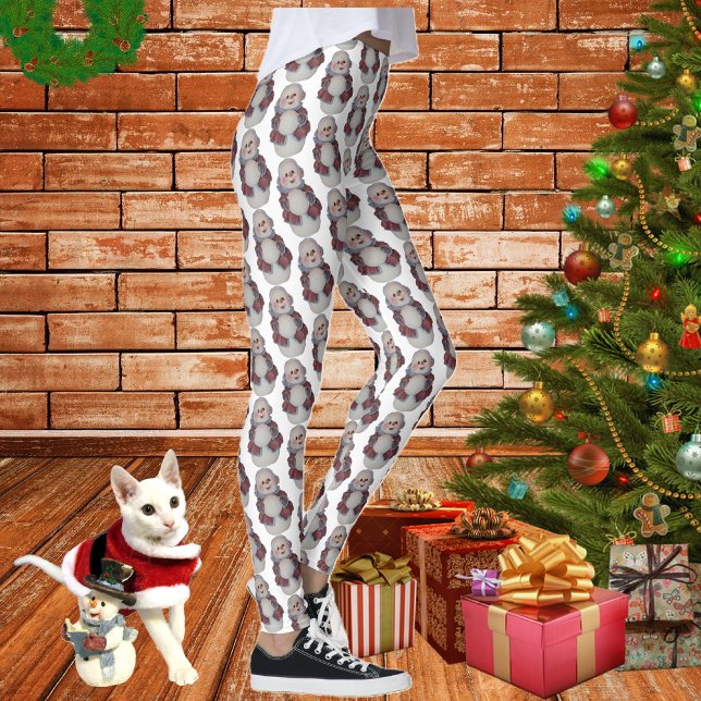 Leggings Pelea de bolas de nieve - Snowman / Navidades (Subido por el creador)