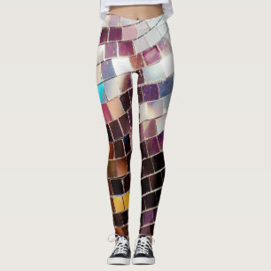 Leggings Pelota disco espejada