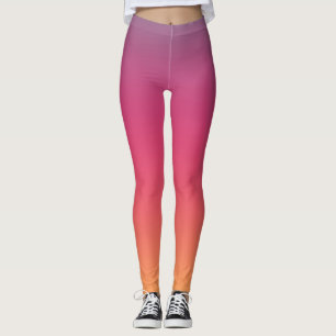 Leggings Pendiente moderna tropical del color de la salida