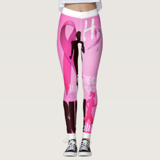 Leggings Pensemos en la conciencia del cáncer de mama rosa