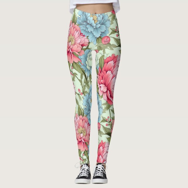 Leggings Peonies de Taiwán (Anverso)