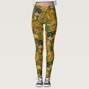 Leggings Peonies y wrens