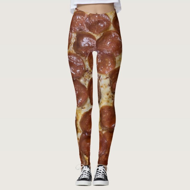 Leggings Pepperoni Pizza (Anverso)