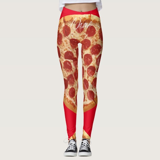 Leggings Pepperoni Pizza Thunder_Cove (Anverso)