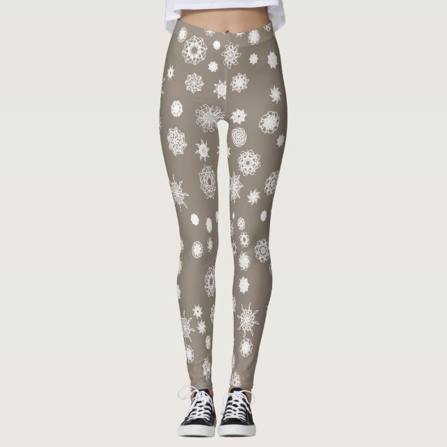 Leggings pequeñas estrellas lindas mandala multipaternación (Anverso)