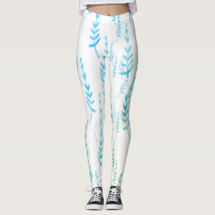 Leggings Pequeñas pelucas con hojas