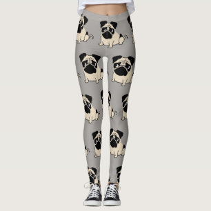 Leggings Pequeñas y bonitas piernas de Pug