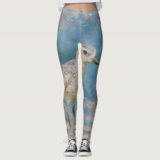 Leggings pequeño ave animal artística