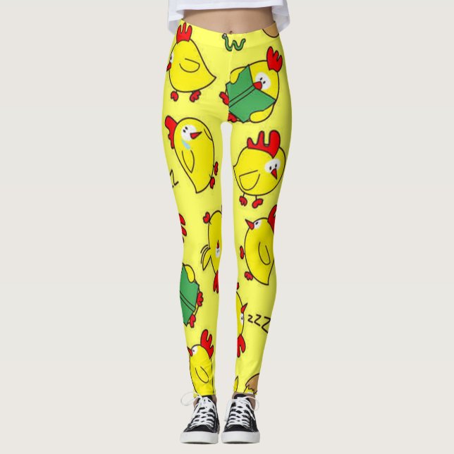 Leggings Pequeño Chicky Chicky (Anverso)