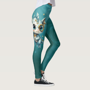Leggings Pequeño Dragón de Vapor – Ingeniero de Caos Profes