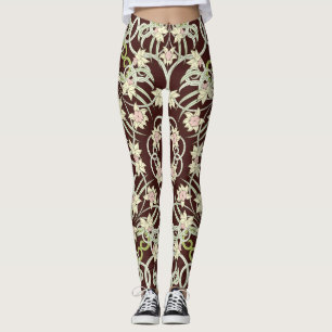 Leggings Pequeño narciso, plaza Art Nouveau.