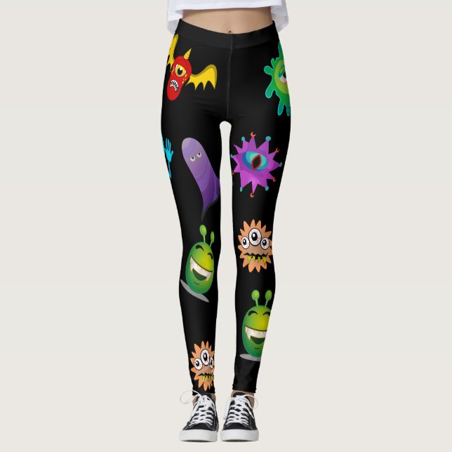 Leggings Pequeños monstruos (Anverso)